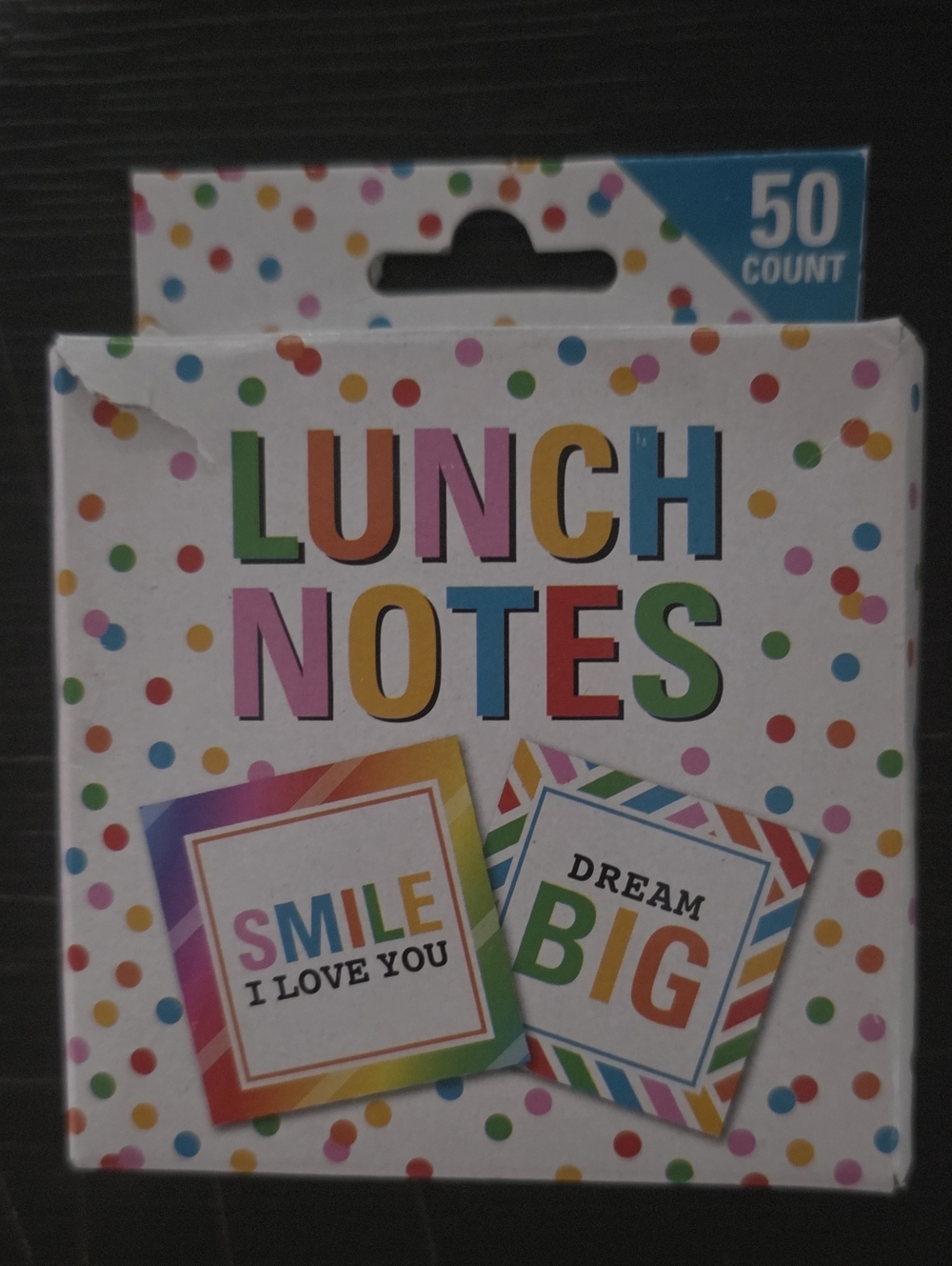Lunch Notes Cute Polka Dot Lunchbox Notes - Multicolor